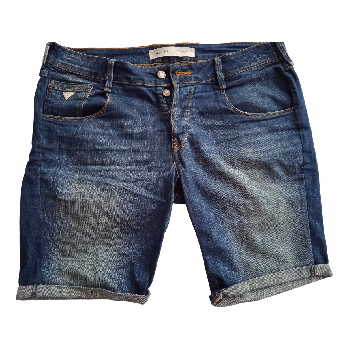 Shorts GUESS Blue size 36 FR in Denim 